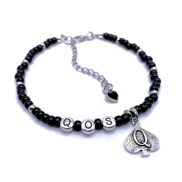 QoS Queen of Spades Anklet Bracelet Jewelry for Women