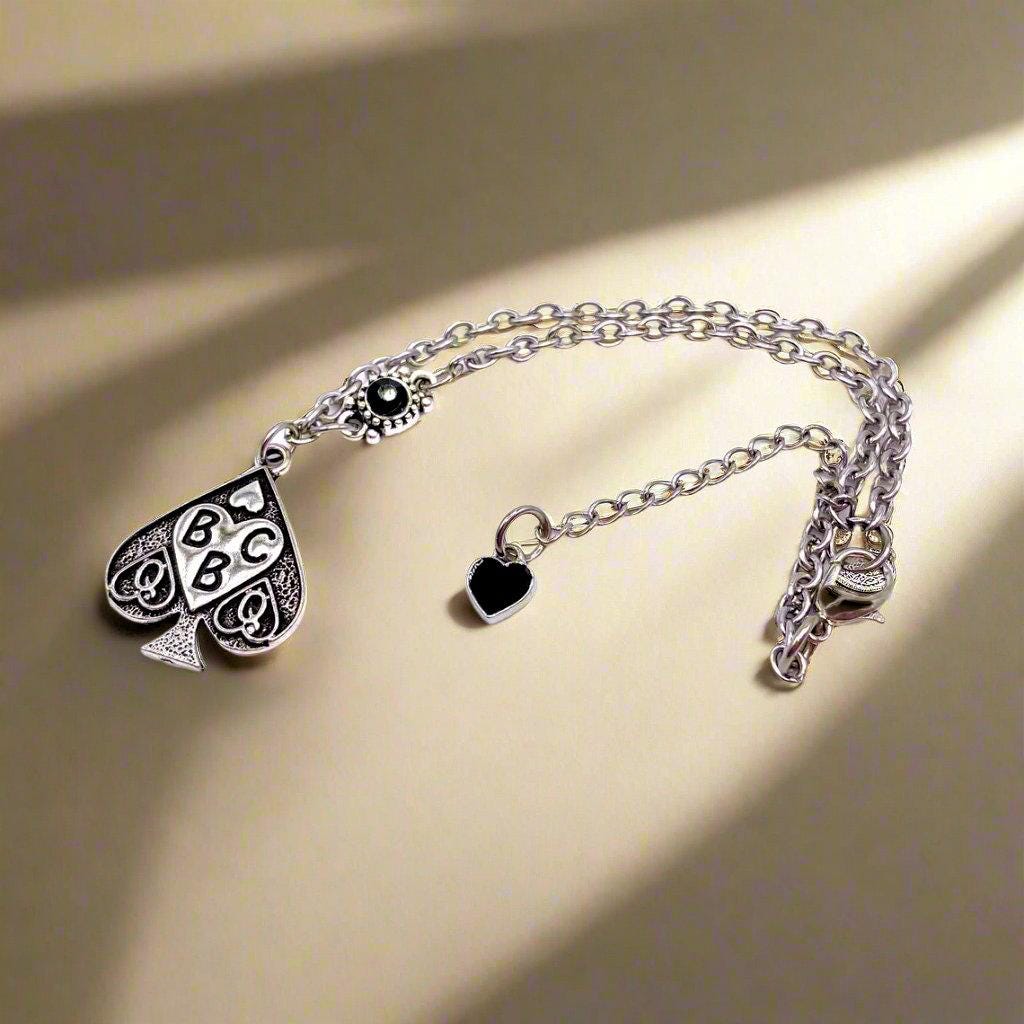 BBC QoS QUEEN of SPADES Anklet Bracelet Choker Jewelry for Women