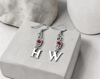 Hotwife Earrings: Stainless Steel & Tibetan Silver Charms