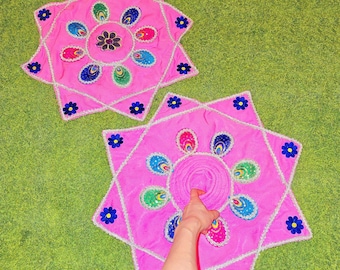 Beginner Friendly Easy Flow Star Finger Hook Traditional Dapo Star Flowstar Festival Rave Spinning Cloth Flow Toy Flow Prop