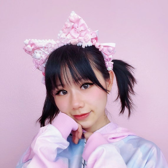 Dolly Ribbon Bow Headband Kawaii Decora Lolita Fairy Kei Jfashion Hair  Accessories DDLG Little Free Shipping - Etsy Israel