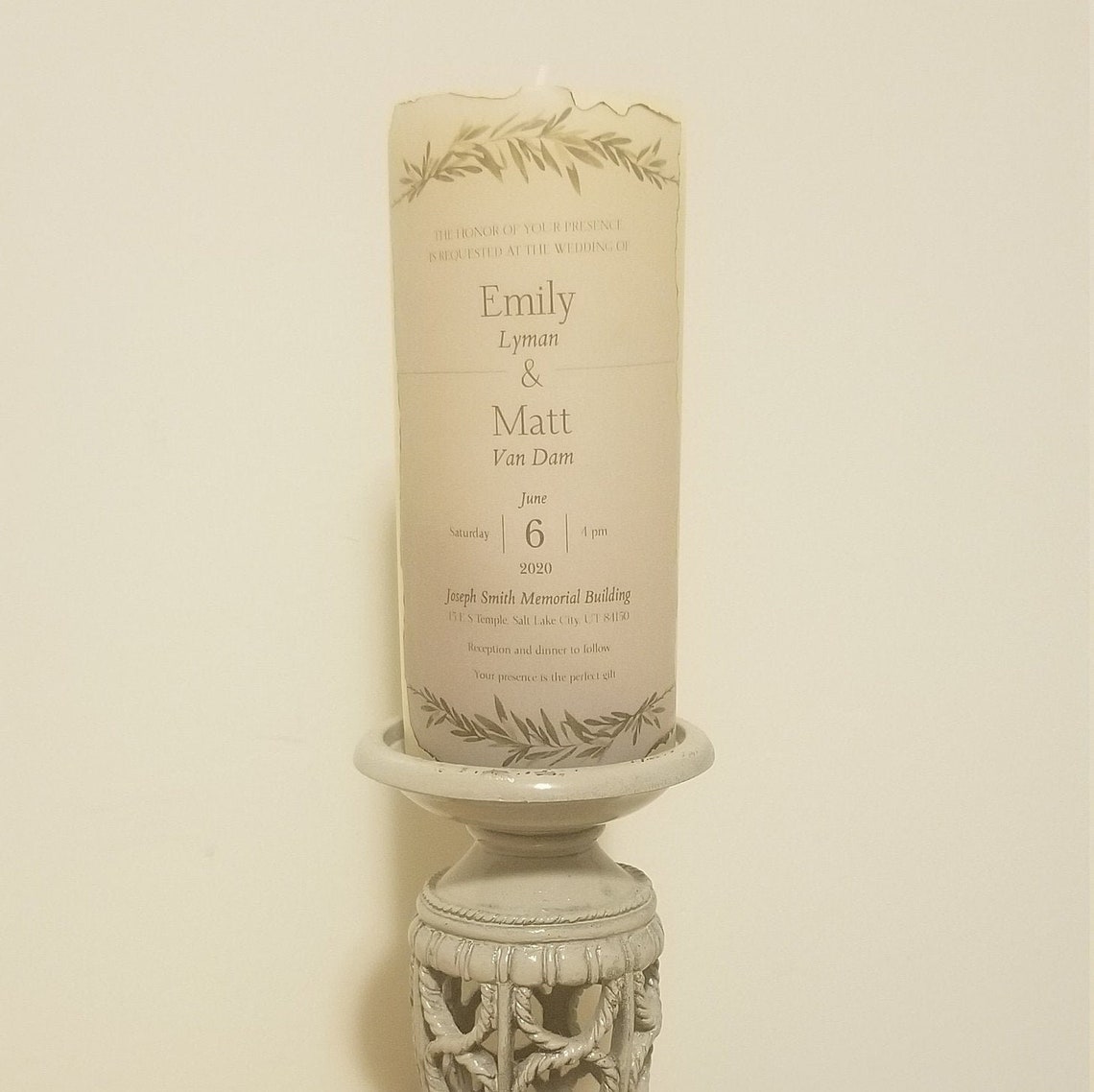 Personalized Candle Etsy