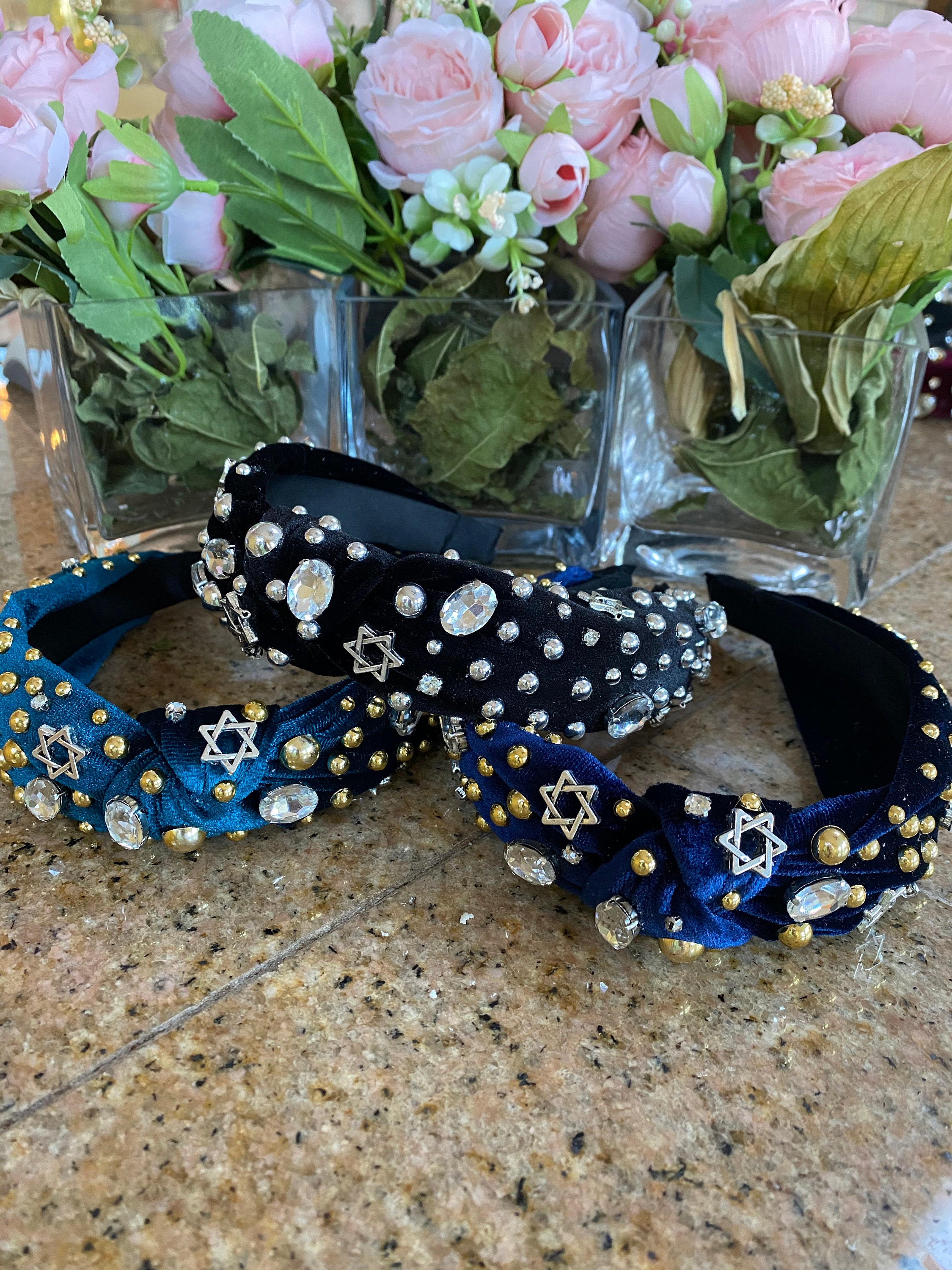 Love You a Latke Velvet Headband - Etsy