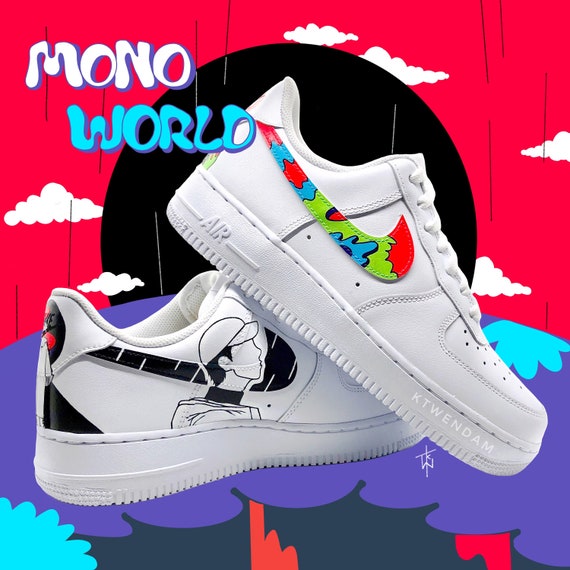 BTS: Mono X Hope World Custom Nike AF1 