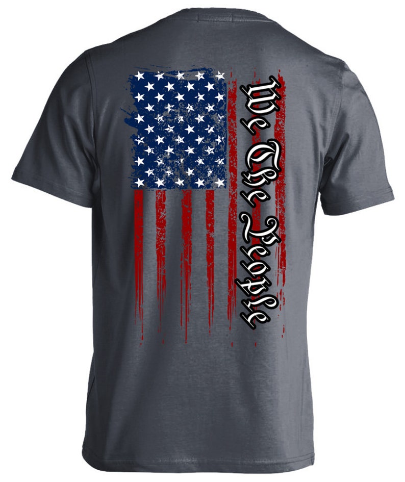 Women's We The People Patriotic T Shirt Made In USA - Foto 9
