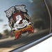 The Bikers Code Brotherhood 7 Inch Vinyl Decal for Cars, Trucks