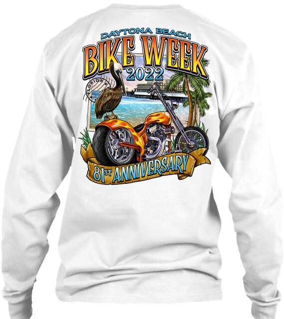 BIKE WEEK '79Tシャツ DAYTNA Bike Week Daytona 2020 Beach 79th Biker. American Legend