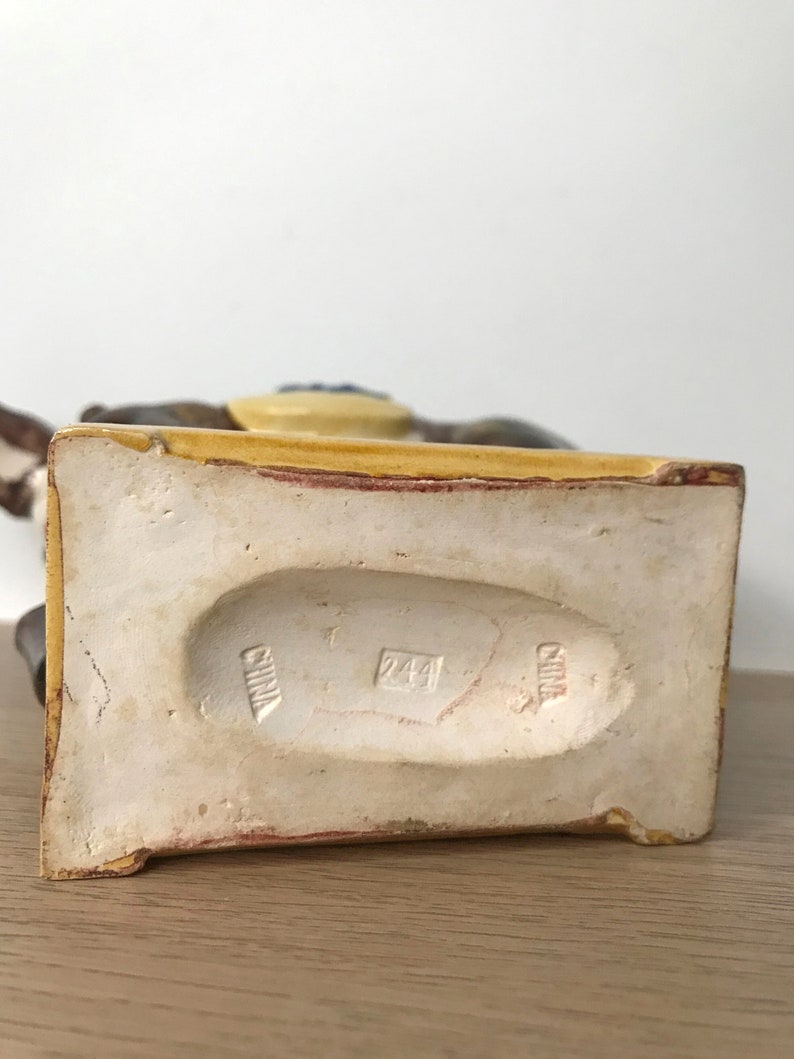 Tang Dynasty Style Ceramic Horse Figurine Statue Vintage Etsy