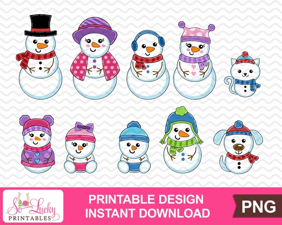 Get Snowman Family Of 4 Clipart Pictures