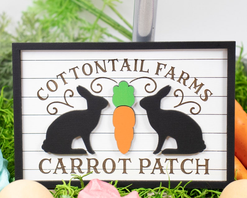 Download Easter and Spring Tier Tray Sign SVG Laser Cut Files | Etsy