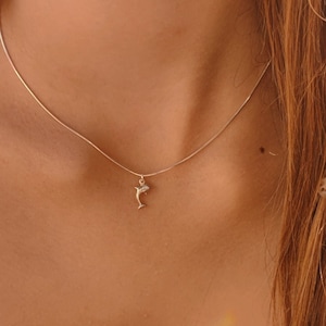 Dolphin Necklace 925 Sterling Silver,Birthday gift woman,Dainty Necklace,Stainless Steel,Surf Jewellery,Charity Shop