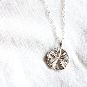 Sand Dollar Necklace 925 Sterling,Necklace for woman,Gift for Her,Beach Jewellery,Shell Necklace,Stainless Steel Necklace,