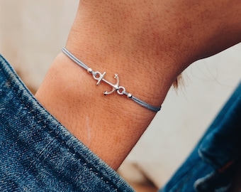 Anchor Bracelet Woman,925 Sterling Silver,Birthday Gift woman,Sailing,Bracelet Woman, Jewellery Gift,Silver anchor Bracelet, Charity Shop