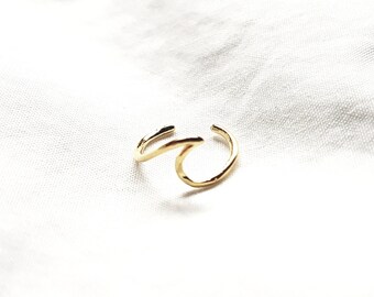 Wave Ear Cuff - Etsy