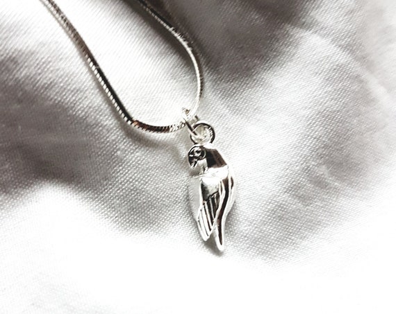 Parrot Necklace,925 Sterling Silver,Stainless Steel Jewellery,Silver Necklace Ladies,Gift for Her,Christmas,Parrot Pendant,Charity Shop