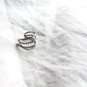 Oorclip van 925 sterling zilver, verjaardagscadeau voor vrouwen, drievoudige oormanchet, cadeau voor haar, oorbel van roestvrij staal, kringloopwinkel