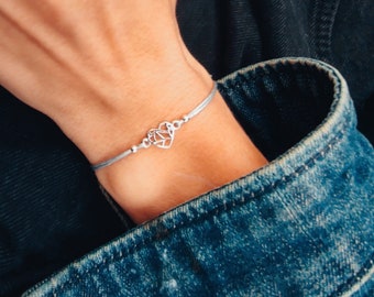 Bo&Pao Bracciale Infinito Con Incisione, In Argento 925, Con Segno Dell - Foto 11