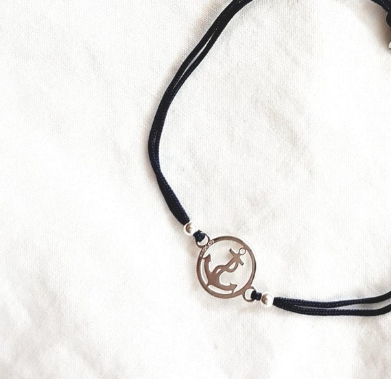 Bracelet Anchor,925 Sterling Silver,Birthday gift woman,Bracelet women,Gift for her, Maritim Jewellery, Silver anchor pendant,Charity Shop