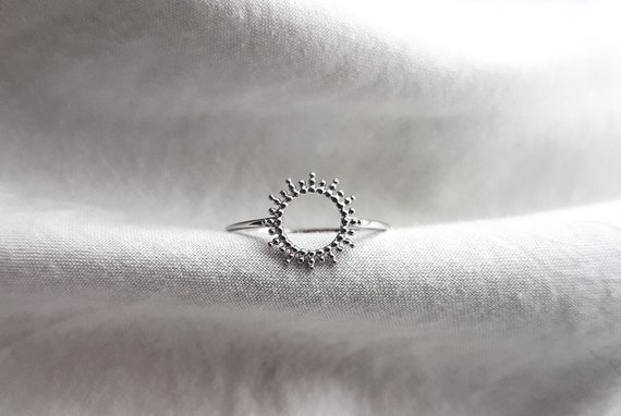 925 Sterling Silver Ring with Sun,Gift Woman,Women's Ring,Dainty Ring,Beach Jewelry Woman,Gift for her,Summer,Charity