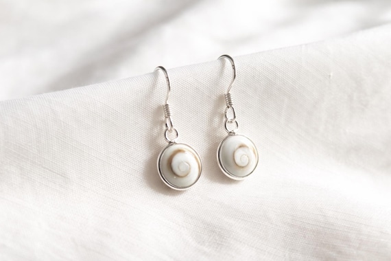Shiva eye earrings in 925 sterling silver - gift idea for women - gift for her