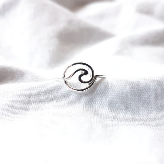 925 Sterling Silver Ring Wave,Surf Shop,Gift Women,Sterling Silver,Jewellery Woman,Gift for her,Ring for women,Charity Shop