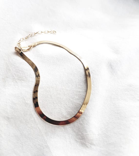 Anklet snake chain gold, beach jewelry, minimalist, gift idea, waterproof, women's gold jewelry, gift for women, sustainable