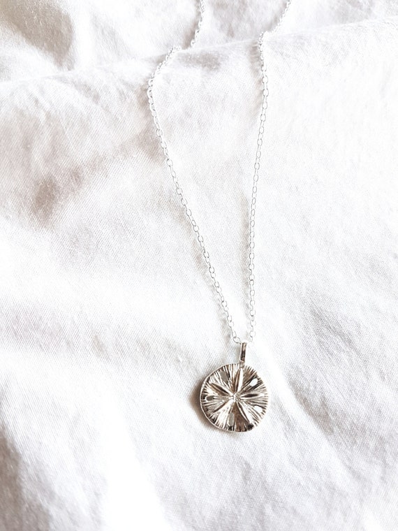 Sand Dollar Necklace 925 Sterling,Necklace for woman,Gift for Her,Beach Jewellery,Shell Necklace,Stainless Steel Necklace,