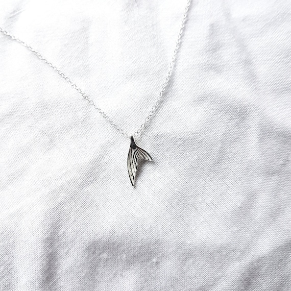 Whaletail Necklace,925 Sterling Silver,Whaletail Pendant,Birthday gift,Ocean and Beach,Ladies Necklace,Gift for her,Charity Shop