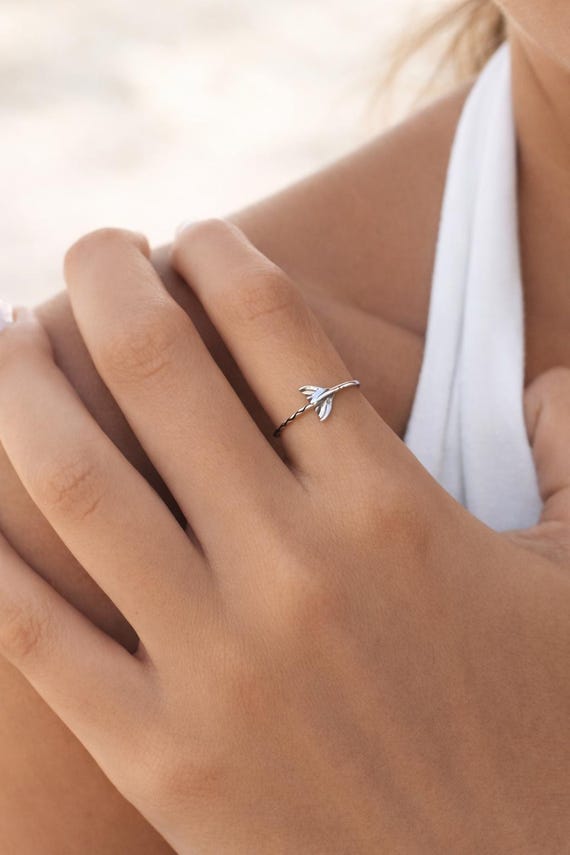 whale tail ring sterling silver - gift for ocean lovers - minimalist jewelry for women