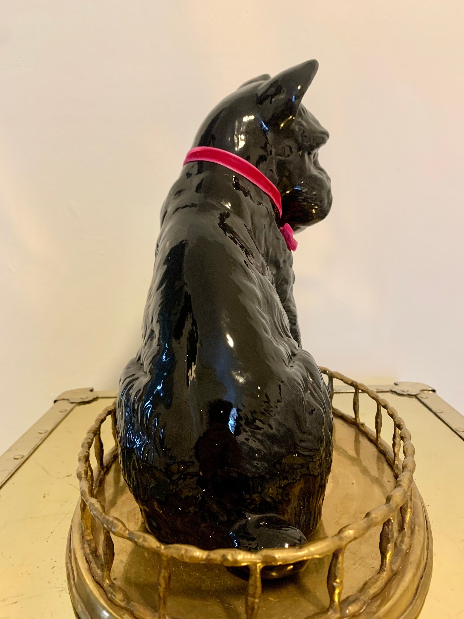 Large Vintage Ceramic Scottie Dog Statue Dog Statue Scottish Etsy