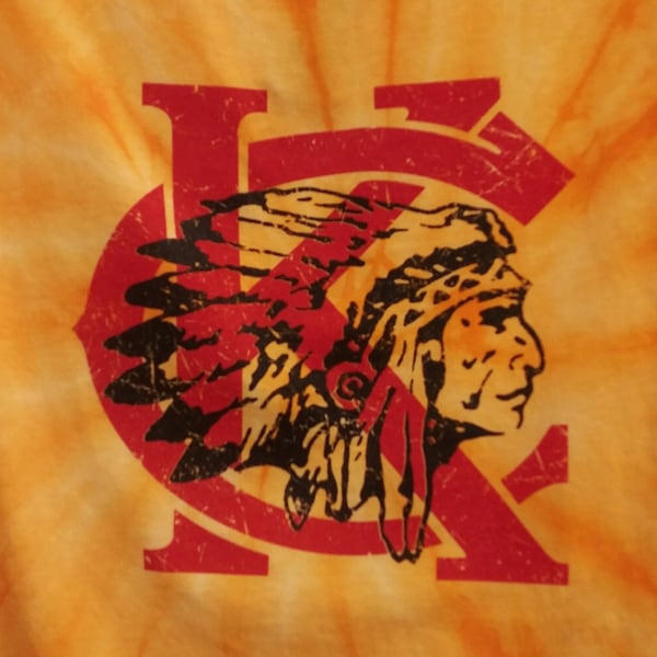 Vintage KC Indian Tee, Vintage Kansas City Tee, KC Indian Tee, Retro KC Tee, Retro Kansas City Indian Tee