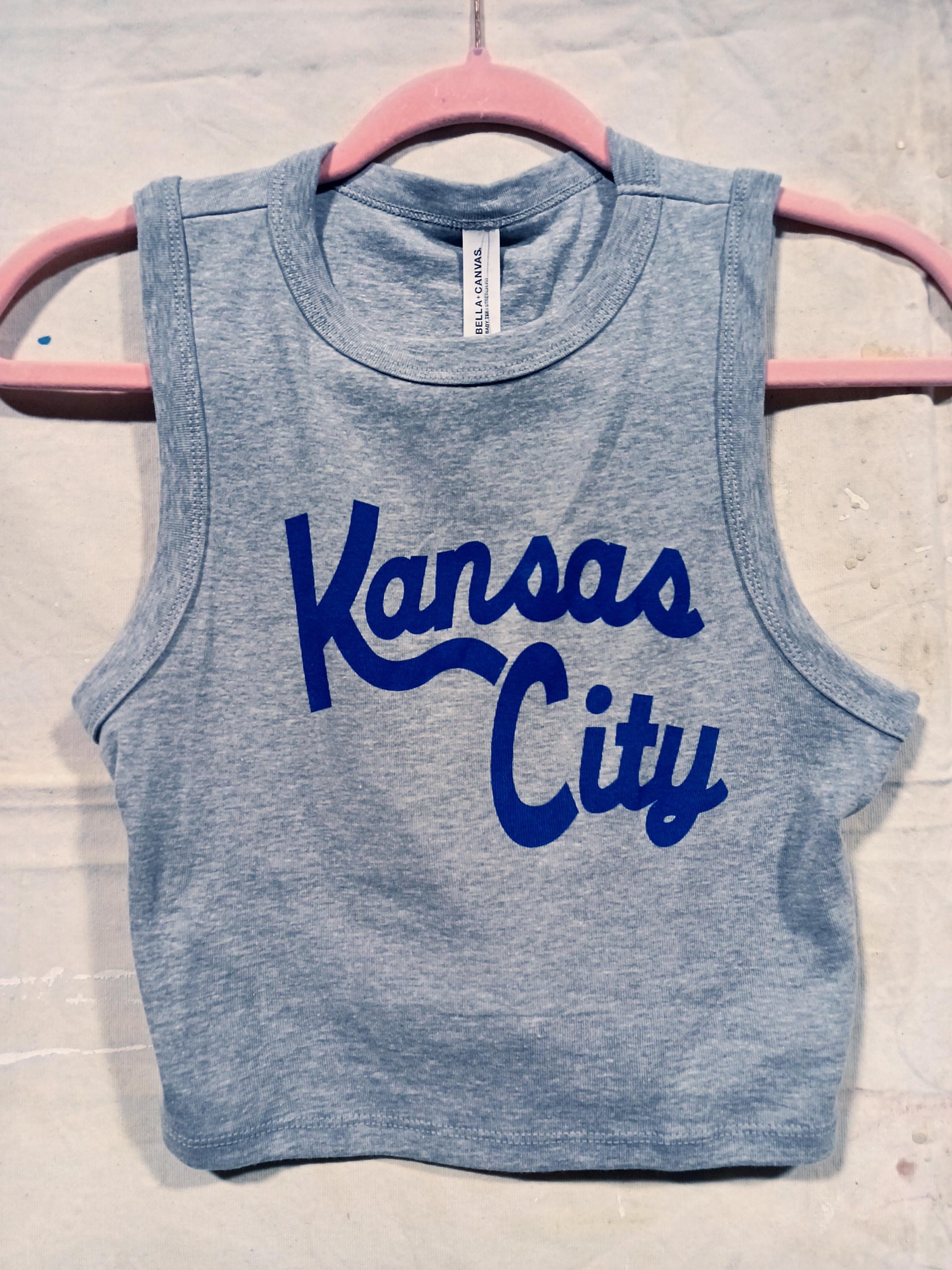 KC Crop Tank, Kansas City Crop top, KC Summer style