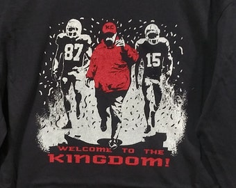 Welcome to the Kingdom short sleeve tee, Big Red, Coach Andy Reid, Kansas City