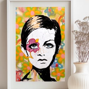 Twiggy in Flowers