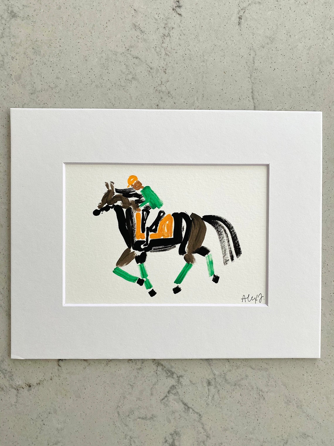 Horse 8 Original Horse Painting Horse Portrait Kentucky Etsy
