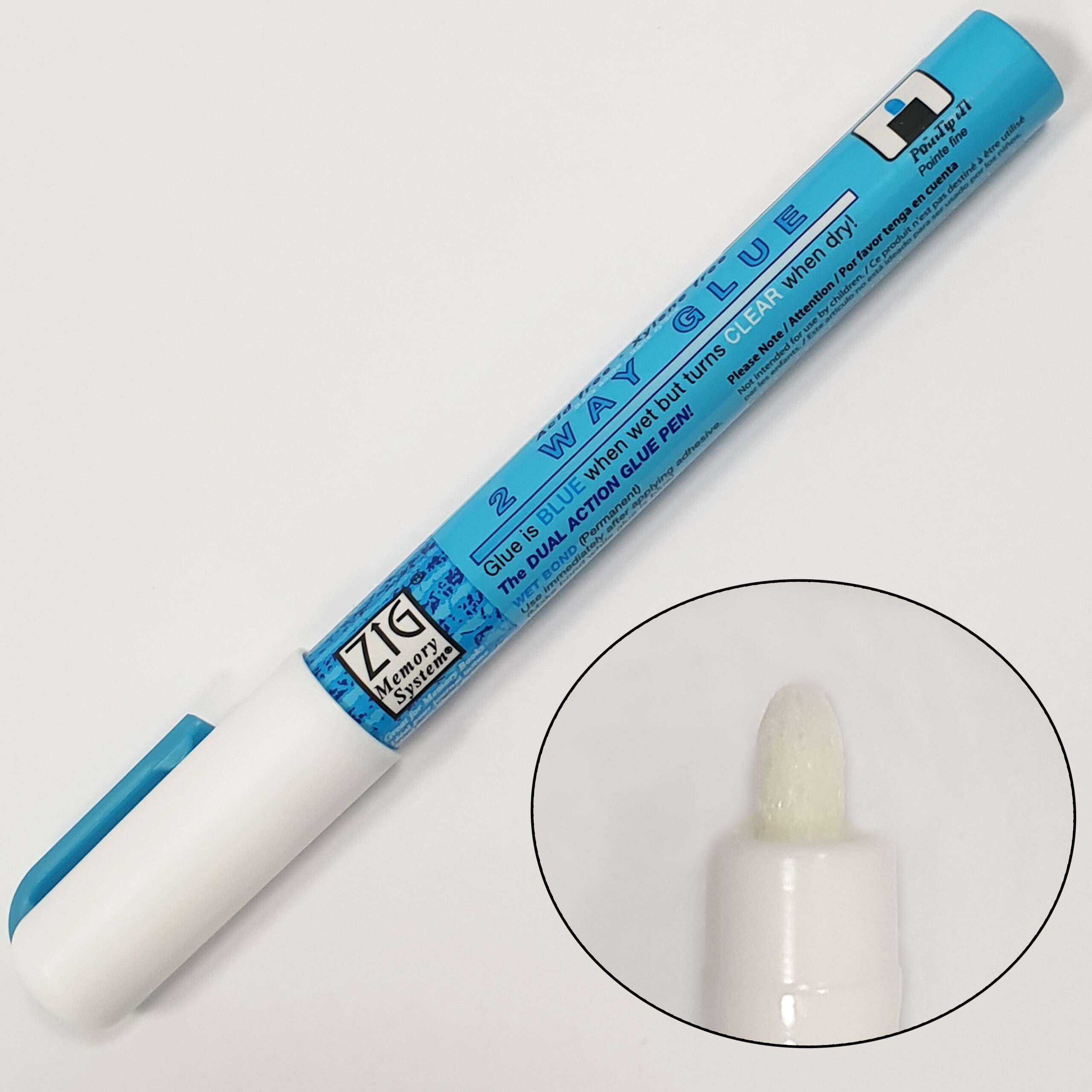 Zig Glue Pen 15mm Tip Size 2 Way temporary/permanent Craft Etsy UK