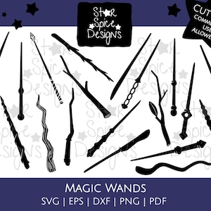 Magic Wands Printable Cut Files