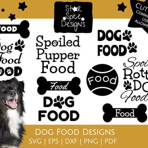 Dog Food Printable Cut Files