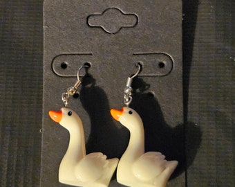 Swan Earrings