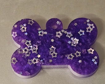 Resin Bone Keychain