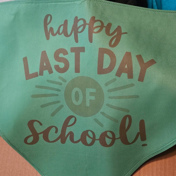 Last day of school Pet Bandana