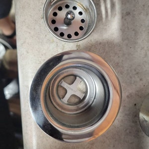 Stainless steel junior sink strainer - new