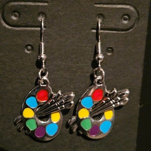 Paint/ Artist  Earrings