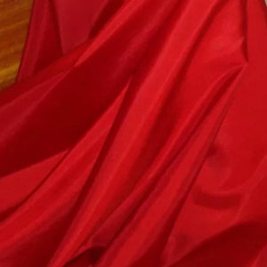 1M red taffeta fabric 58” wide