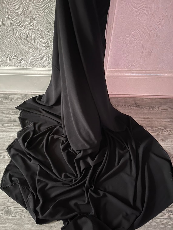 1M Black Colour Moss Crepe Heavy Fabric Dress Decorating 58 Wide - Etsy 1M Black Colour Moss Crepe Heavy Fabric Dress Decorating 58 Wide - Etsy
