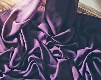 Boysenberry Iridescent Silk Chiffon Fabric Boysenberry Iridescent Silk Chiffon Fabric