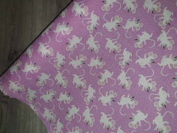 1m dinosaur greenbrown coloured polycotton 44 wide