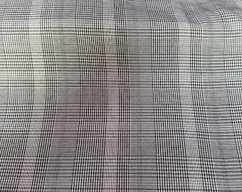 1m Prince of Wales Check Suiting dress fabric 58&quot; wide