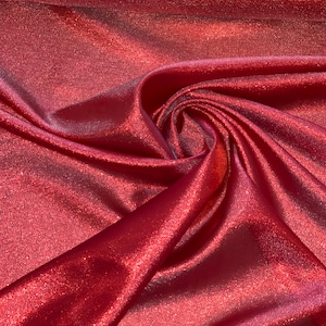 1m metalic sheen organza red fabric 58”wide