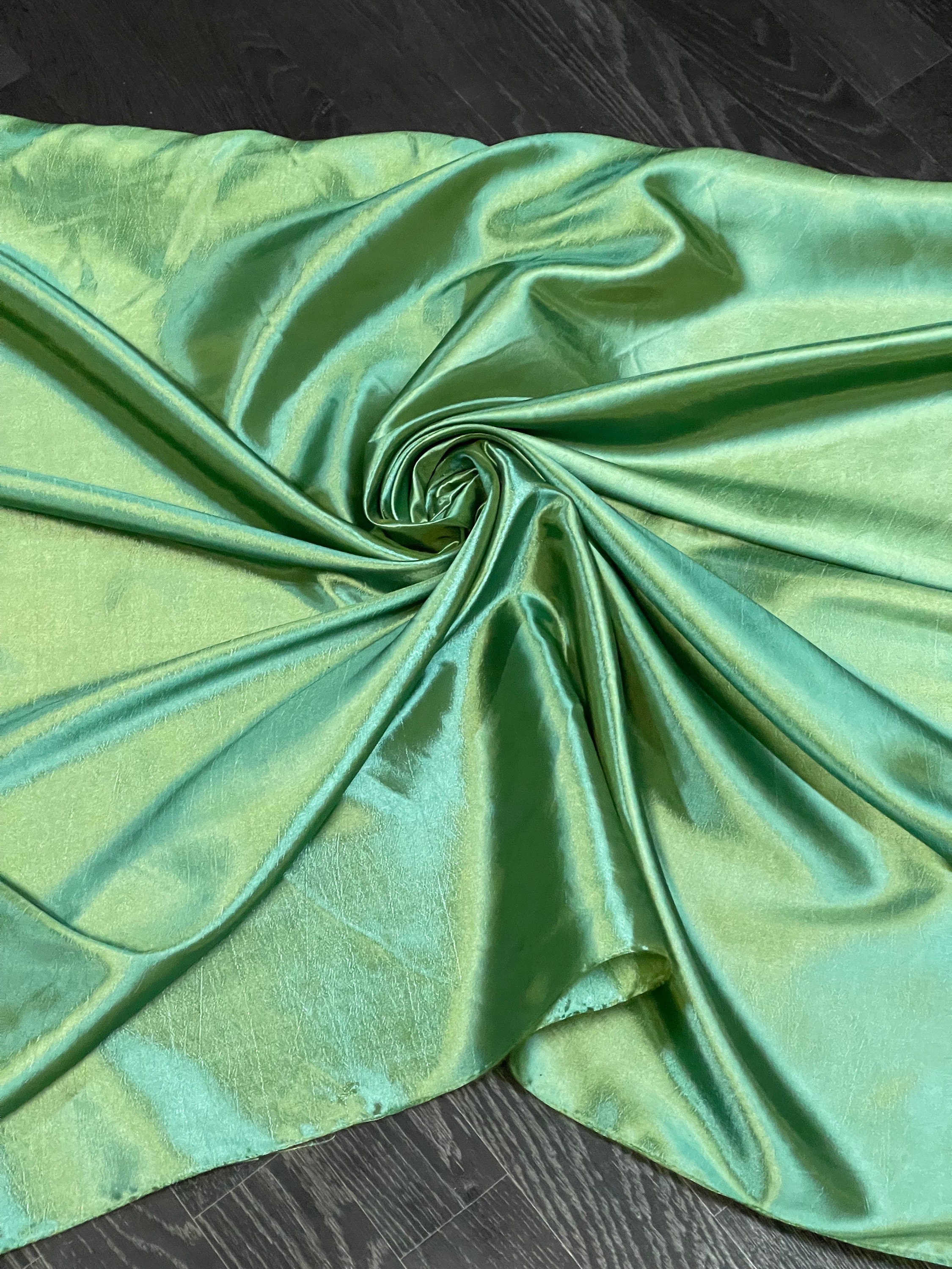 thumbnail image 2 of Taffeta Solid Fabric – Sage Green – 58" Wide – Sold By The Yard 2 of 3